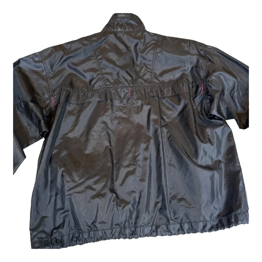 Vintage Esprit Sport Windbreaker‎ Jacket Black Nylon Mens Small 90s